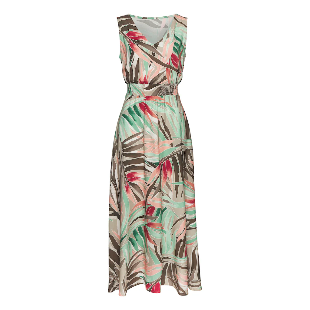 Vivance Maxikleid aus gewebter Viskose langes Sommerkleid mit Alloverprint 50% Rabatt mit kostenlosem Versand