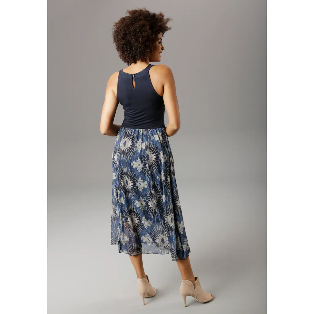 Aniston SELECTED Sommerkleid mit Batik-Druck Im Verkauf