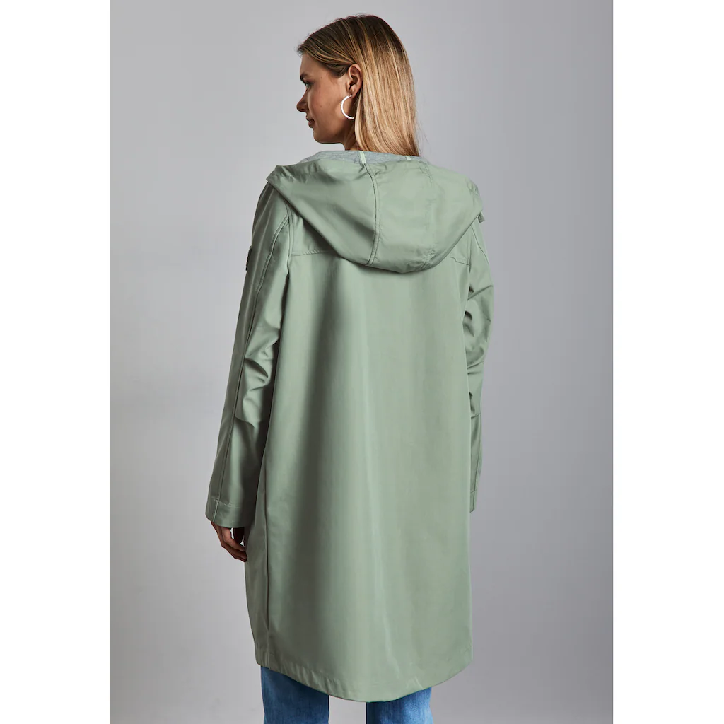 STREET ONE Kurzjacke mit Kapuze wasserabweisend Black Friday