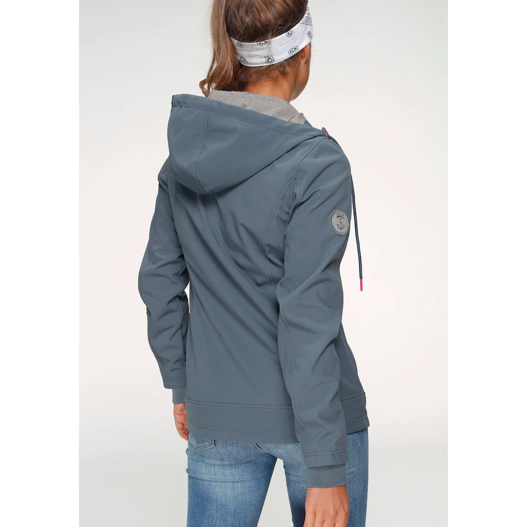 Ocean Sportswear Softshelljacke »aus recyceltem Polyester« mit Kapuze atmungsaktiv wasserabweisend windabweisend Osterangebot