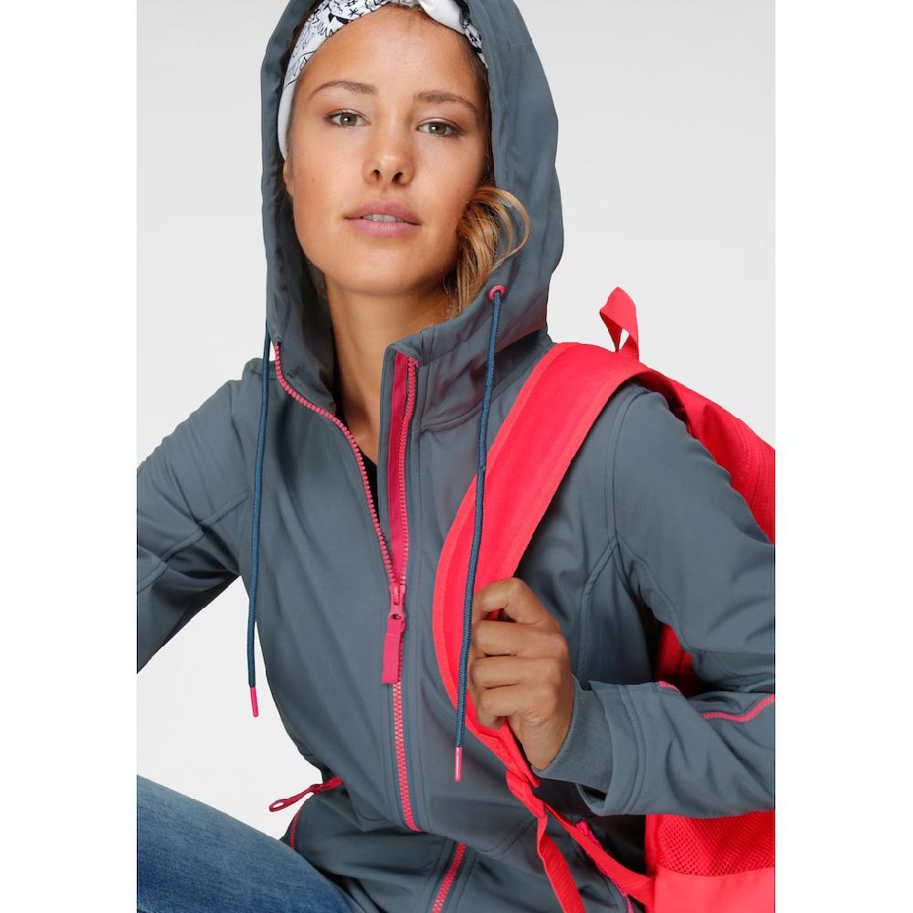 Ocean Sportswear Softshelljacke »aus recyceltem Polyester« mit Kapuze atmungsaktiv wasserabweisend windabweisend Osterangebot