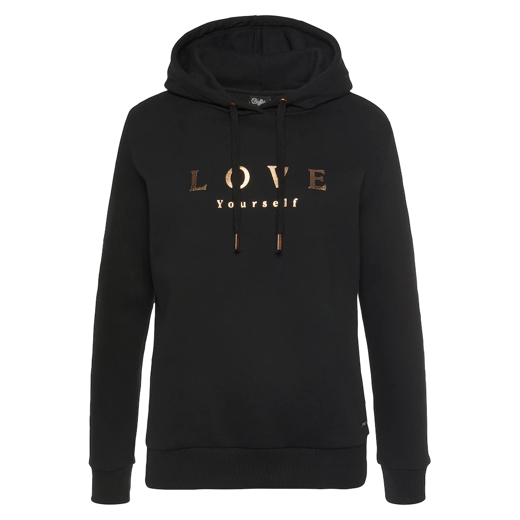 Buffalo Kapuzensweatshirt mit überschnittenen Schultern Loungewear Loungeanzug Exklusive Angebote
