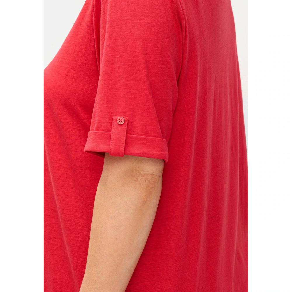 Sheego Longshirt »Große Größen« mit geschlitztem Ausschnitt VIP-Rabatte