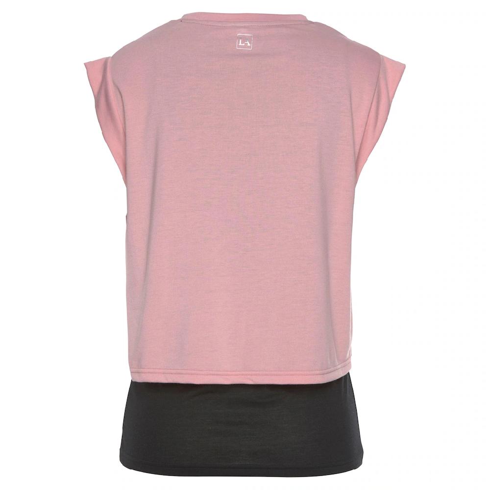 LASCANA ACTIVE 2-in-1-Shirt »Tropical« in Lagenoptik Kostenlose Rückgabe