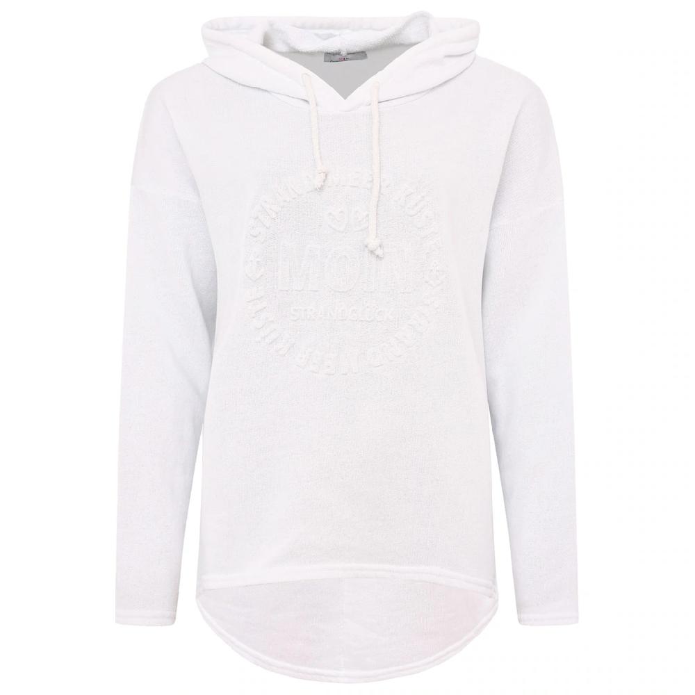 Zwillingsherz Hoodie »"Moin"« mit Kapuze und Stempeldruck Letzte 3 Tage