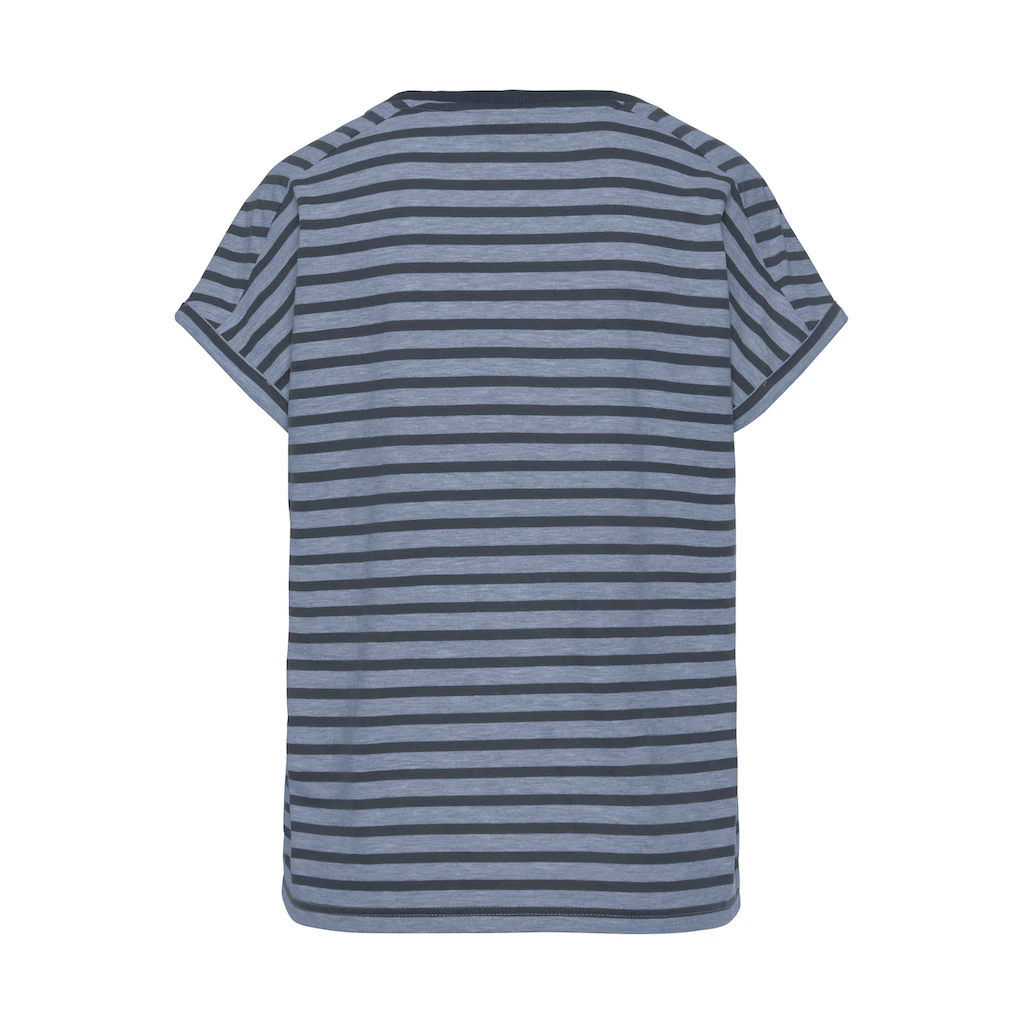 Elbsand Kurzarmshirt »Caira« mit Streifen T-Shirt aus Baumwoll-Mix sportlich und bequem Bis zu 65% Rabatt