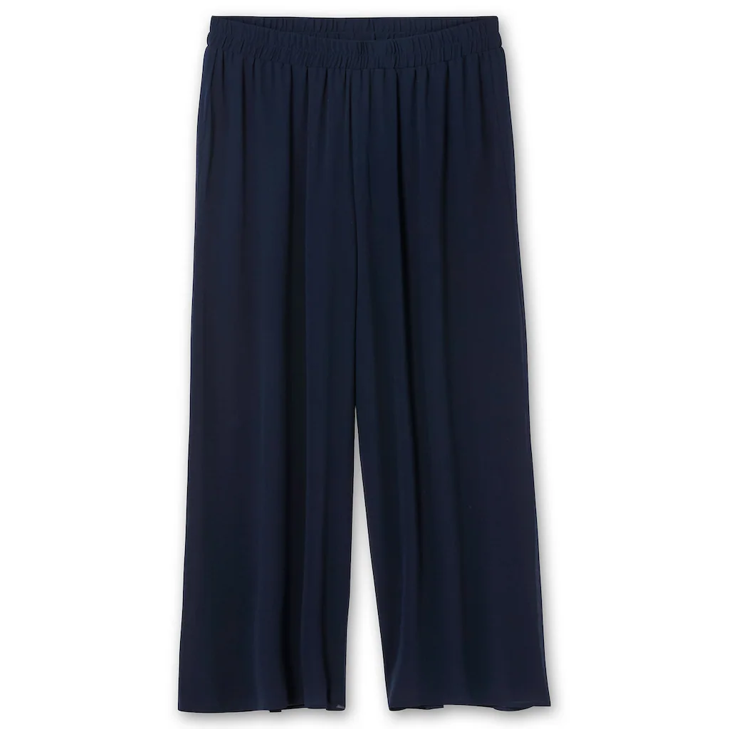 Sheego Schlupfhose »Große Größen« mit Chiffon im Lagenlook gefüttert Im Verkauf