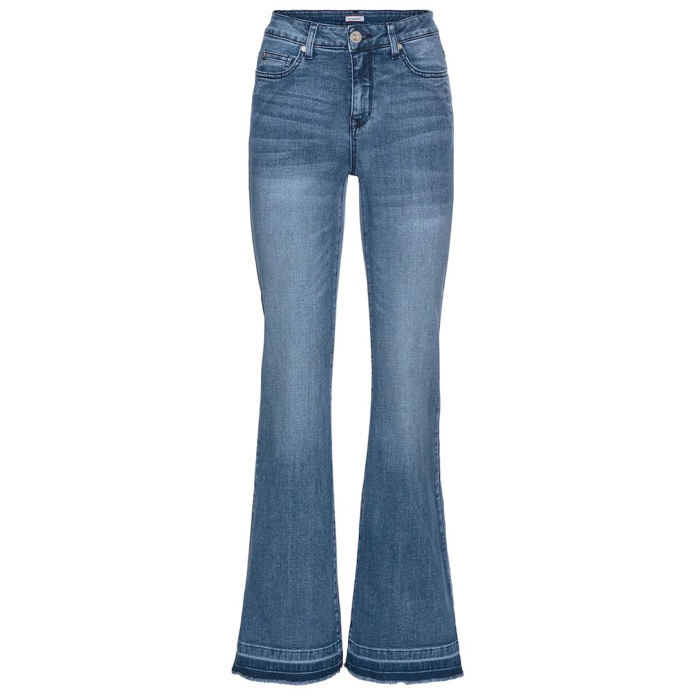 KangaROOS Weite Jeans Flare Weite Jeans High Waist Angebote