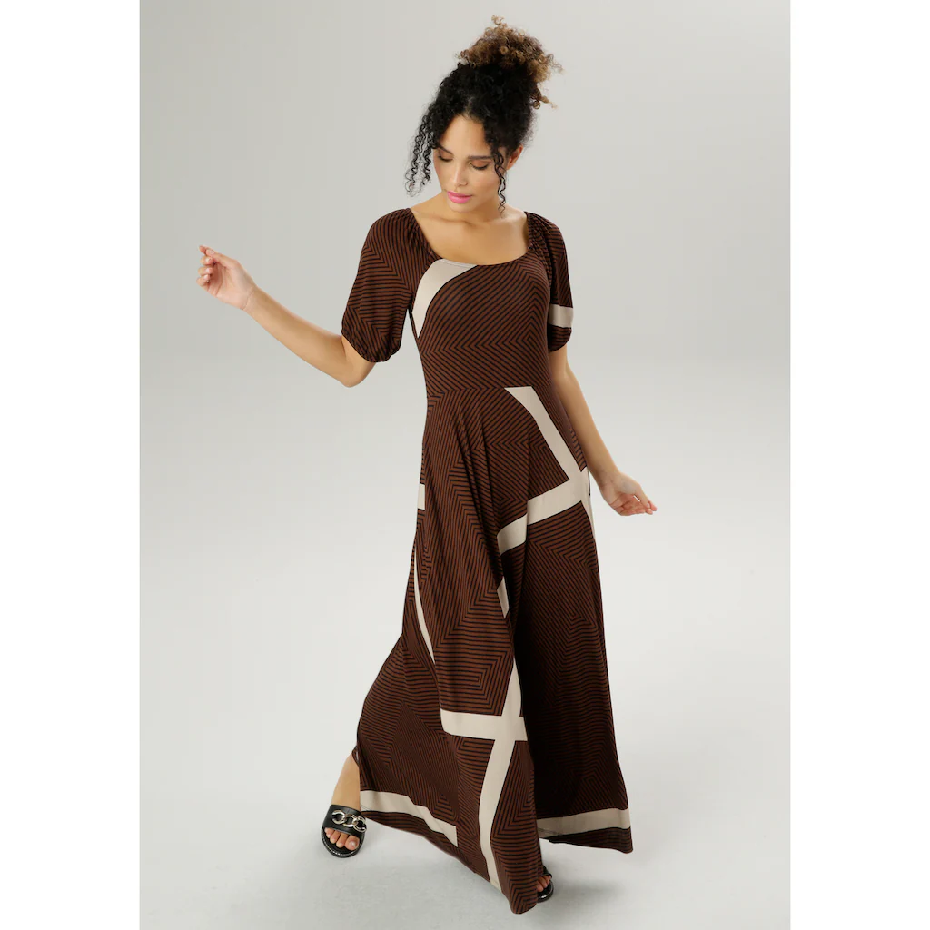 Aniston SELECTED Sommerkleid mit verlängertem Halbarm