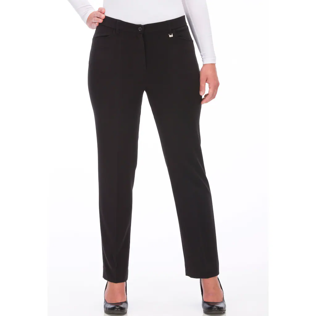 KjBRAND Stoffhose »Hose Bea in Bi-Stretch Kammgarnoptik mit Bügelfalte« ideal für kräftige Oberschenkel Cyber Monday