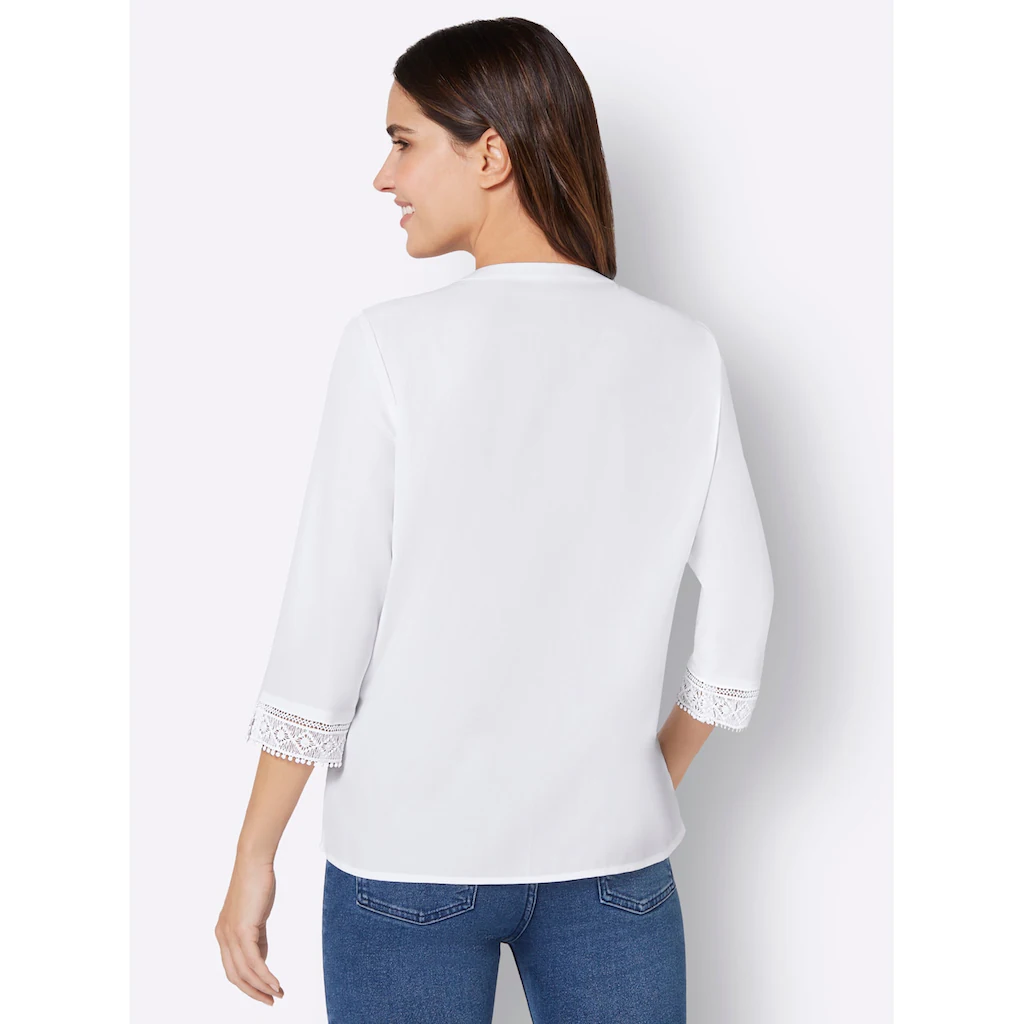 Classic Basics Schlupfbluse Heißer Verkauf