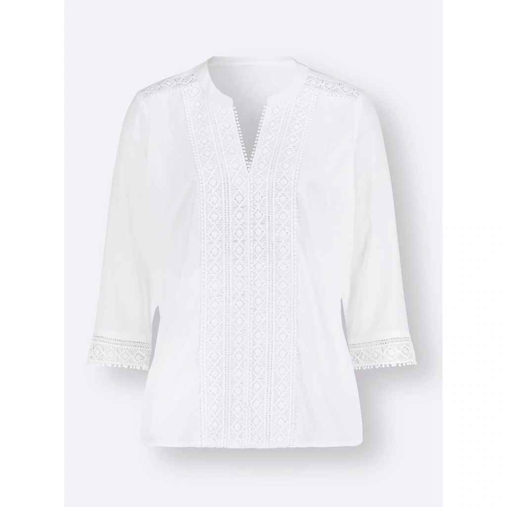 Classic Basics Schlupfbluse Heißer Verkauf