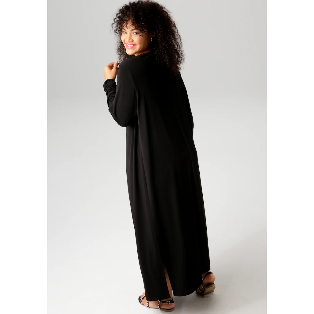 Aniston PLUS Maxikleid mit raffinieren Seitenschlitzen - NEUE KOLLEKTION Kostenloser Versand international