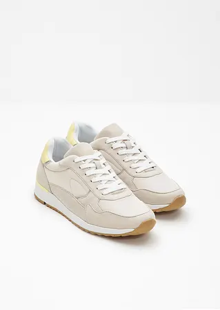bonprix Lässiger Sneaker im Retro Look - beige - Damen Clearance-Verkauf
