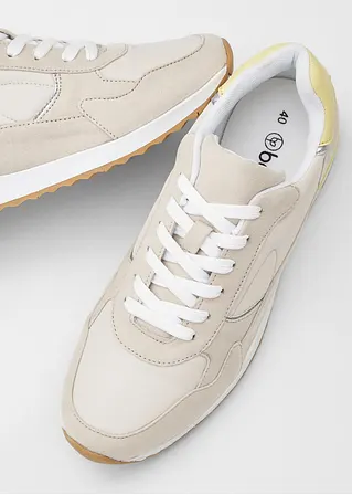 bonprix Lässiger Sneaker im Retro Look - beige - Damen Clearance-Verkauf