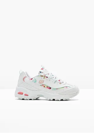 bonprix Modischer Chunky Sneaker von Skechers mit Blumenmuster - weiß