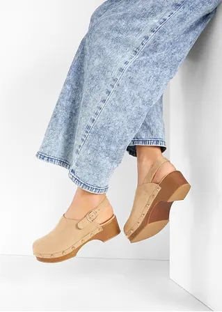 bonprix Modische Clogs - beige - Damen Im Verkauf