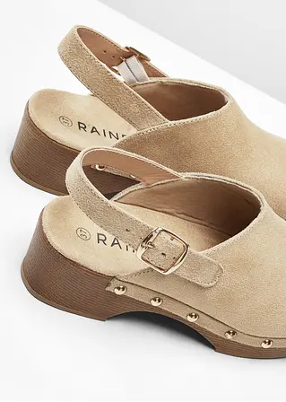 bonprix Modische Clogs - beige - Damen Im Verkauf