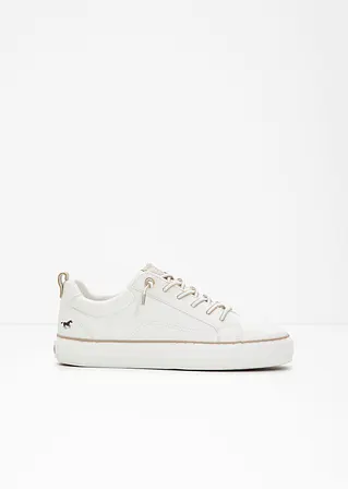 bonprix Bequemer Mustang Sneaker zum reinschlüpfen - weiß