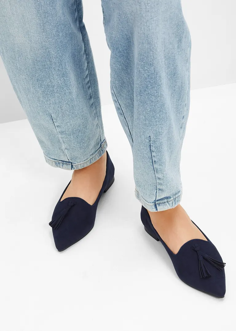bonprix Eleganter Tassel-Loafer - blau - Damen Online