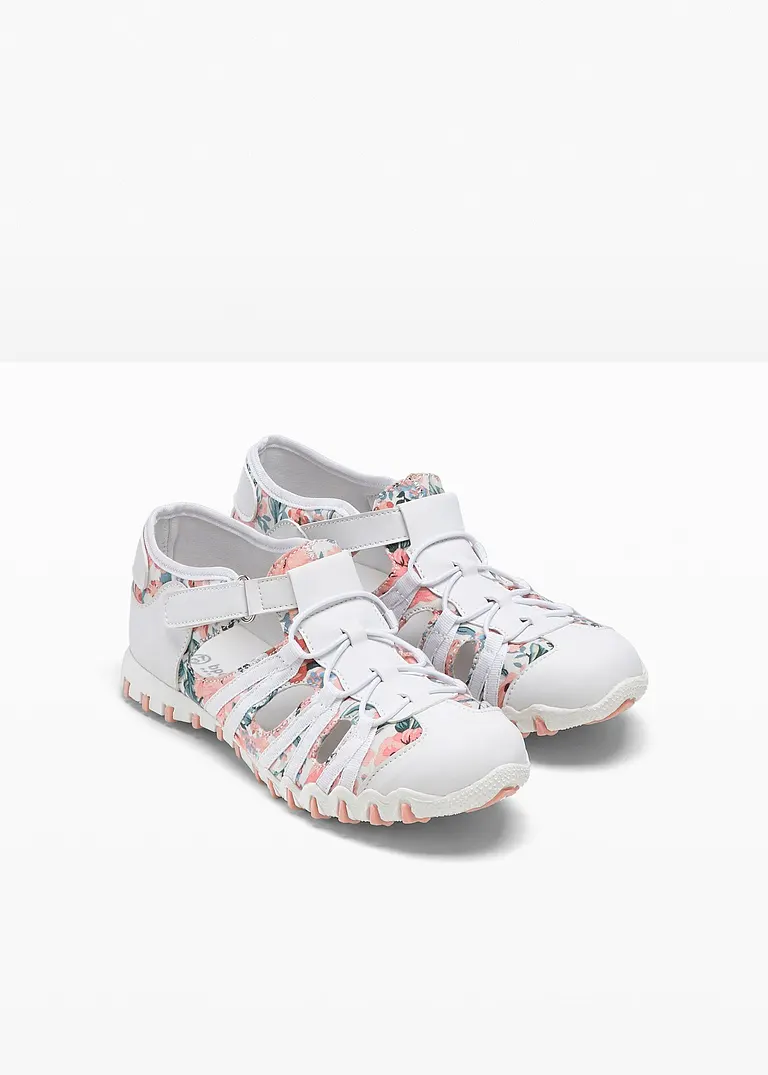 bonprix Charismatischer Slipper mit hübschen Riemen - weiß Hotsell