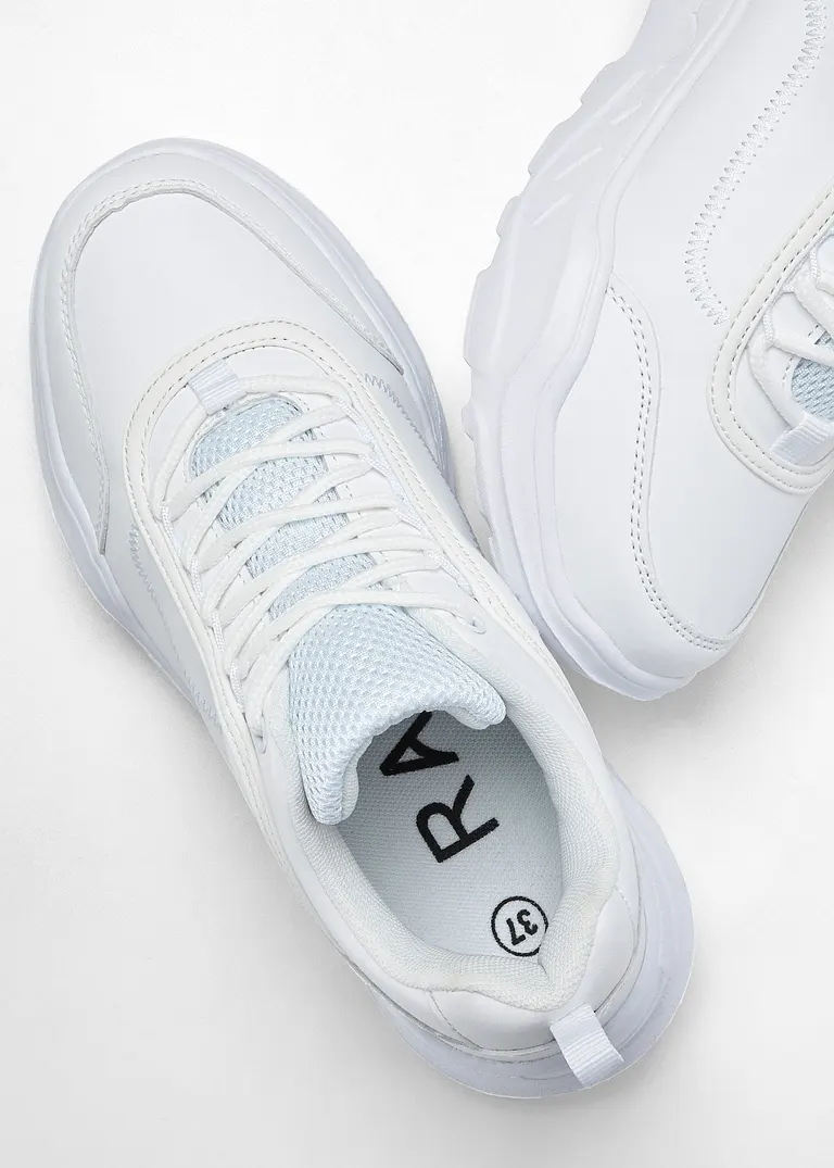 bonprix Modischer Chunky Sneaker - weiß - Damen Günstiger Verkauf