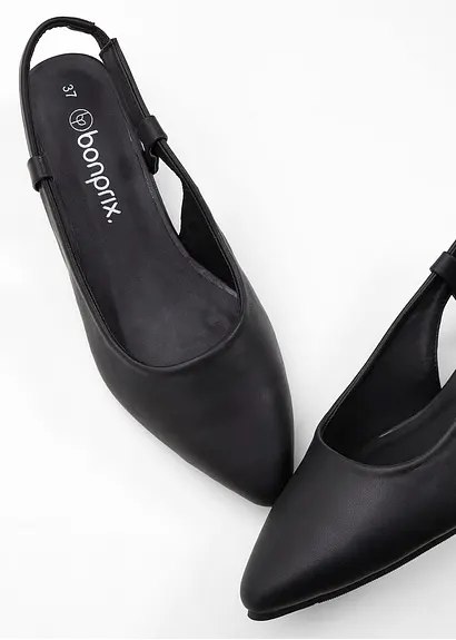 bonprix Zeitloser Sling Pumps für viele Anlässe - schwarz Fabrikverkauf