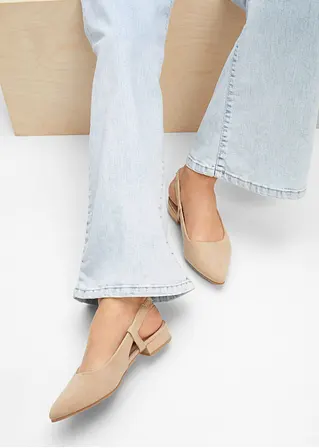 bonprix Zeitloser Sling Pumps für viele Anlässe - beige - Damen Meist gekauft