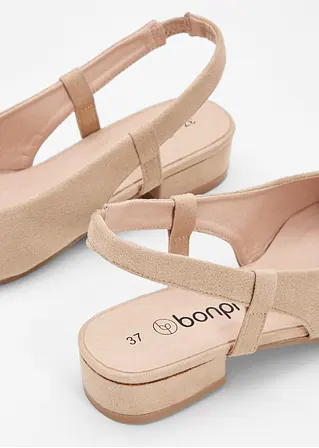 bonprix Zeitloser Sling Pumps für viele Anlässe - beige - Damen Meist gekauft
