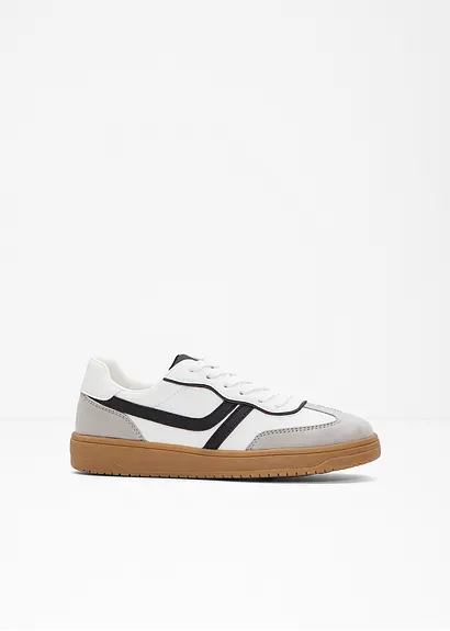 bonprix Modischer Sneaker im Casual-Look - weiß - Damen