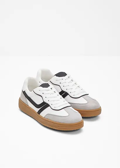 bonprix Modischer Sneaker im Casual-Look - weiß - Damen Sonderangebot