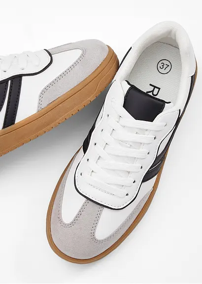 bonprix Modischer Sneaker im Casual-Look - weiß - Damen Sonderangebot