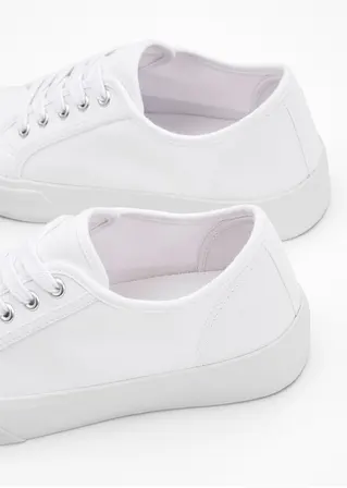 bonprix Schicker Plateausneaker von RAINBOW mit Schnürung - weiß - Damen Flash Sale