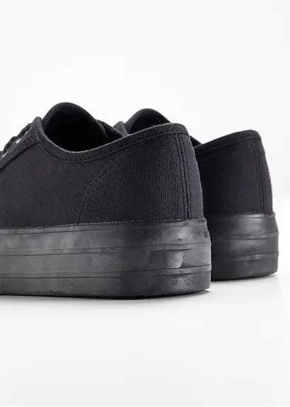 bonprix Schicker Plateausneaker von RAINBOW mit Schnürung - schwarz Begrenztes Angebot