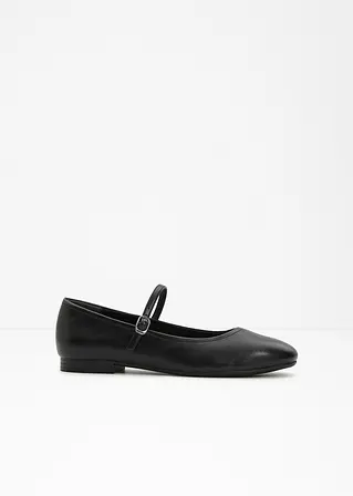 bonprix Modische Tamaris Ballerina im Mary Jane Look - schwarz