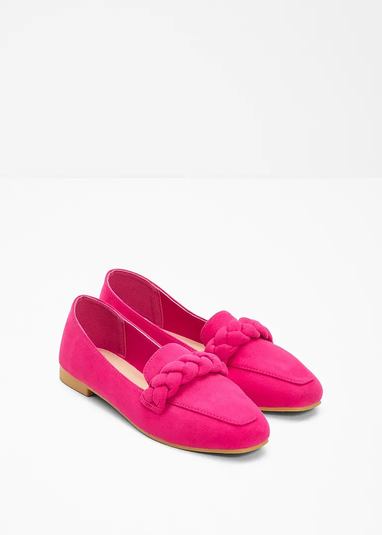 bonprix Elegante Slipper mit Flechtdetail - pink - Damen Weihnachtsangebot