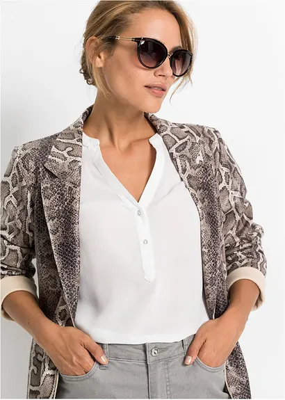 bonprix Modische Sonnenbrille mit goldfarbenen Details - braun Zeitbegrenzte Promotion