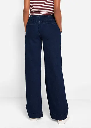 bonprix Weite Schlupfjeans mit Stretch und einem Bindegürtel Outlet