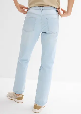 bonprix Straight Jeans im Used Look - blau regular - Damen Günstiger Verkauf