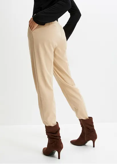 bonprix Elegante Hose mit Bügelfalte - beige - Damen Cyber Monday
