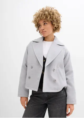 bonprix Modische Cabanjacke aus Wollimitat mit einer abnehmbaren Kapuze Jubiläumsangebot