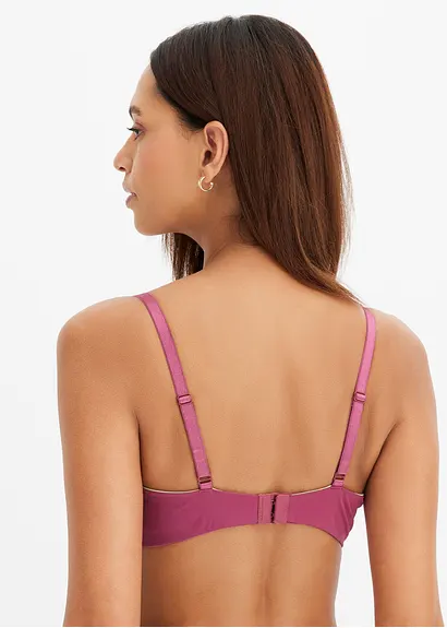 bonprix Attraktiver BH mit Spitze - lila Cup B - Damen Tägliche Deals