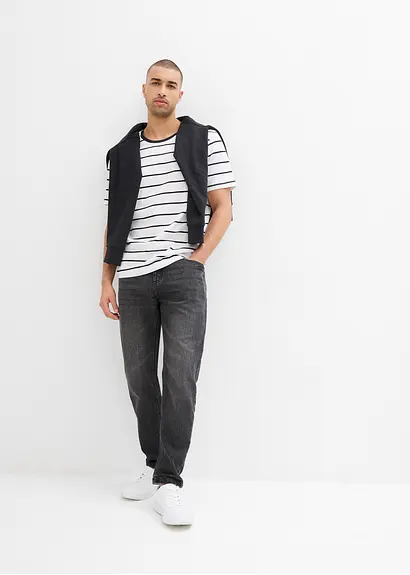 bonprix modernes T-Shirt im günstigen Doppelpack - Herren Super Rabatt