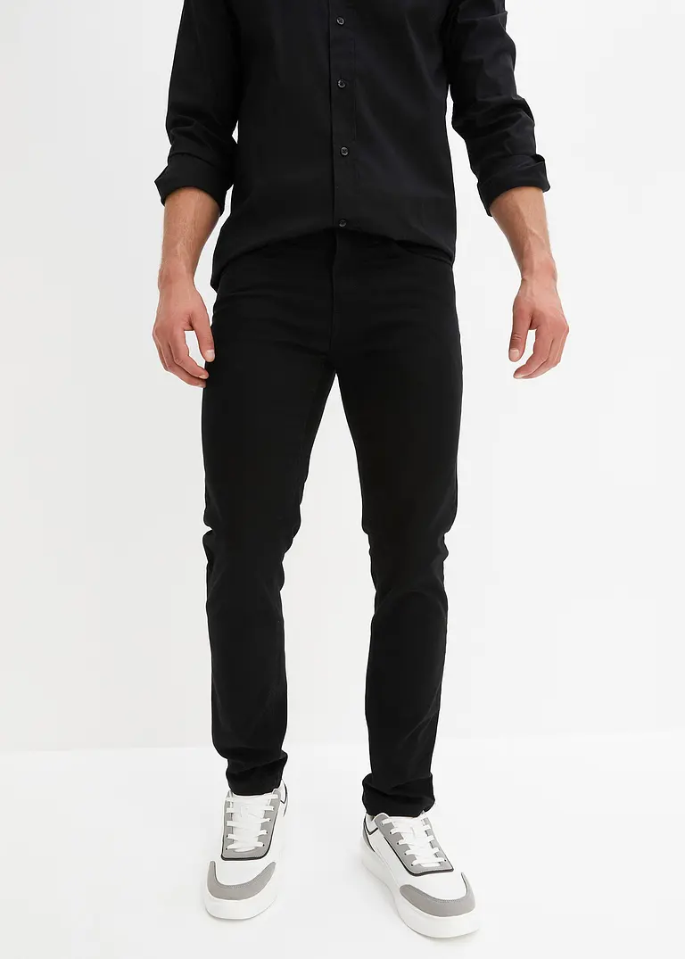 bonprix Herren Jeans mit Stretchanteil - schwarz N-Größe Riesige Rabatte