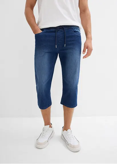 bonprix Bequeme Schlupfjeans in 3/4 Länge aus sommerlich leichtem Denim 50% Rabatt mit kostenlosem Versand