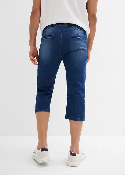 bonprix Bequeme Schlupfjeans in 3/4 Länge aus sommerlich leichtem Denim 50% Rabatt mit kostenlosem Versand