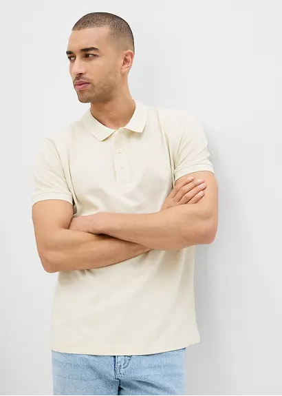 bonprix modernes Poloshirt in Piqué-Qualität im Doppelpack Begrenzt auf 3 Tage