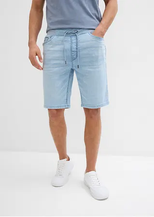 bonprix Kernige Bermuda aus bequemen Sweat-Denim - blau Im Verkauf