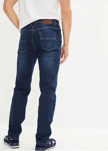 bonprix Stretch-Jeans Regular Fit Straight mit leichter Waschung 2025