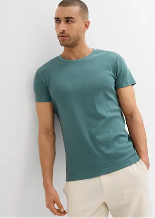 bonprix modernes T-Shirt in Ripp-Qualität im Doppelpack Online